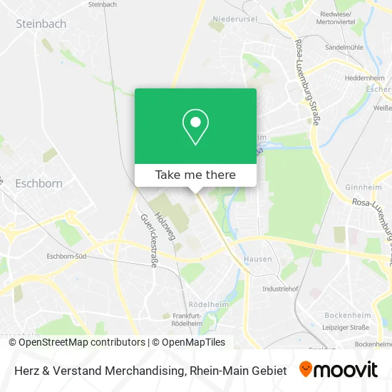 Herz & Verstand Merchandising map