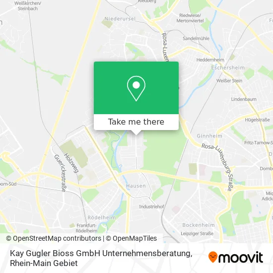 Карта Kay Gugler Bioss GmbH Unternehmensberatung