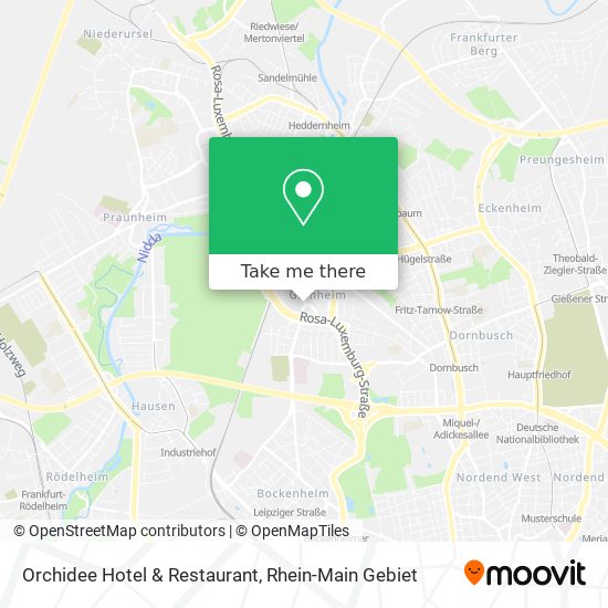 Orchidee Hotel & Restaurant map