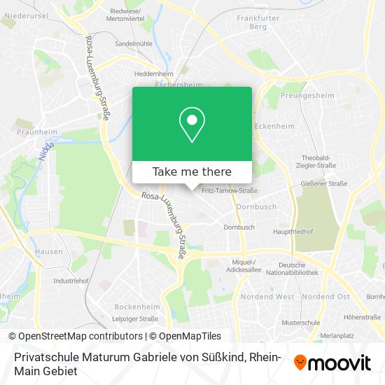 Privatschule Maturum Gabriele von Süßkind map