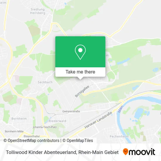 Карта Tolliwood Kinder Abenteuerland