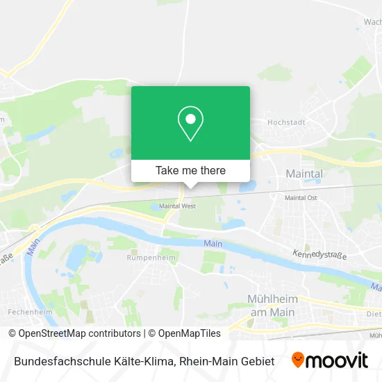 Карта Bundesfachschule Kälte-Klima