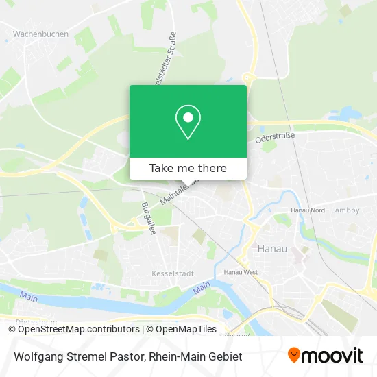 Карта Wolfgang Stremel Pastor