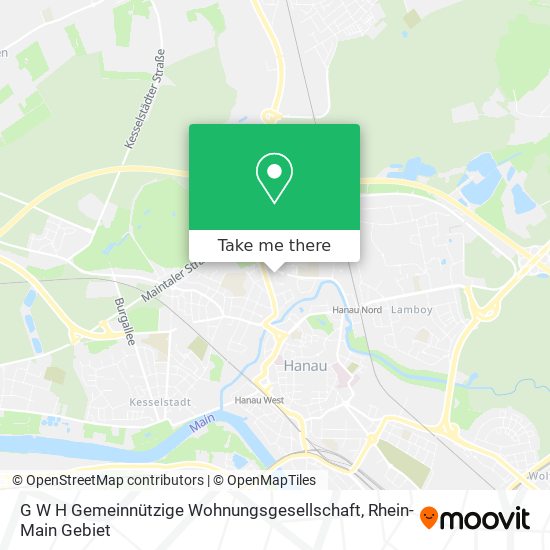 G W H Gemeinnützige Wohnungsgesellschaft map