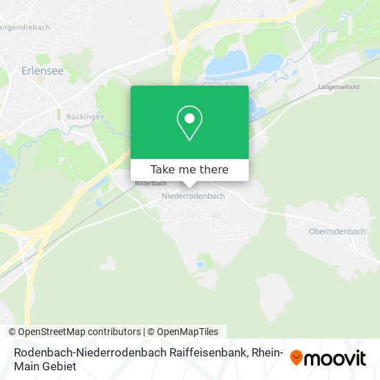 Rodenbach-Niederrodenbach Raiffeisenbank map