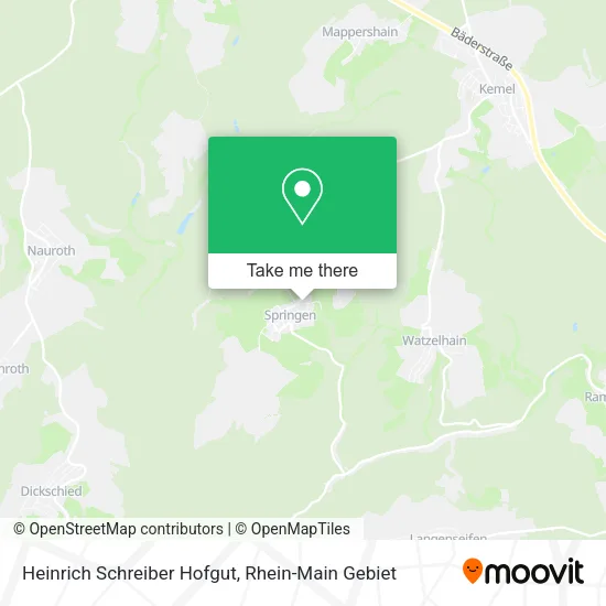 Карта Heinrich Schreiber Hofgut