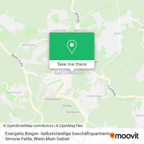 Карта Energetix Bingen -Selbstständige Geschäftspartnerin Simone Felde