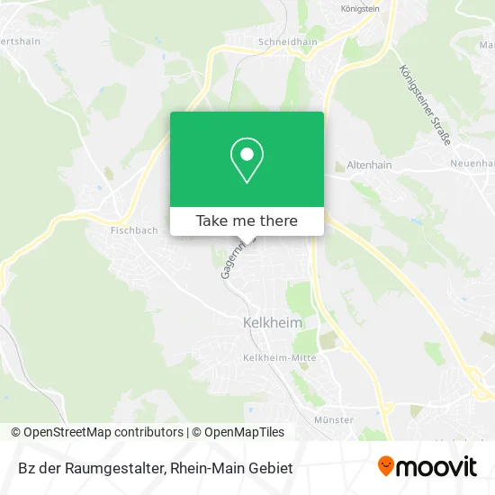 Bz der Raumgestalter map