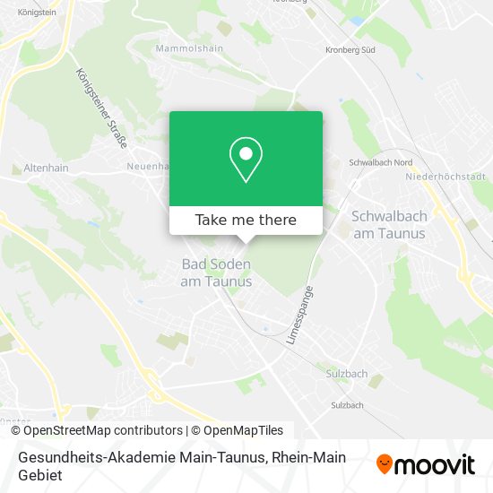 Gesundheits-Akademie Main-Taunus map