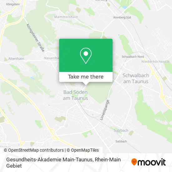 Карта Gesundheits-Akademie Main-Taunus