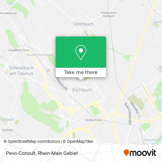 Pevo-Consult map