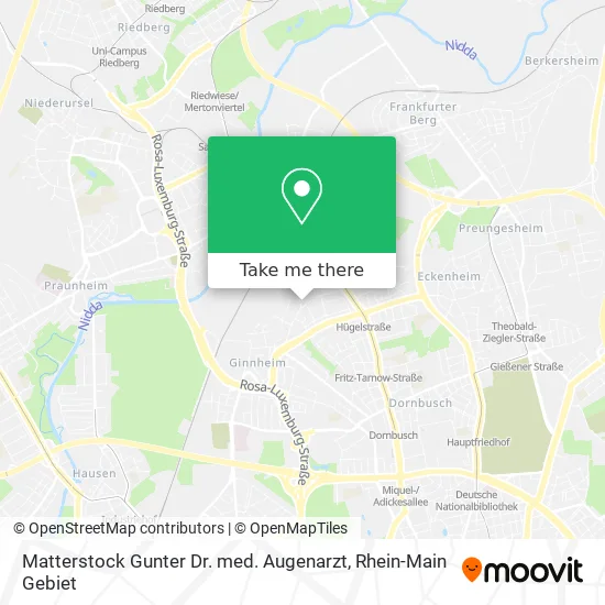 Карта Matterstock Gunter Dr. med. Augenarzt