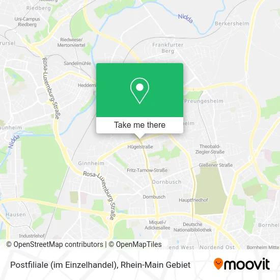 Карта Postfiliale (im Einzelhandel)