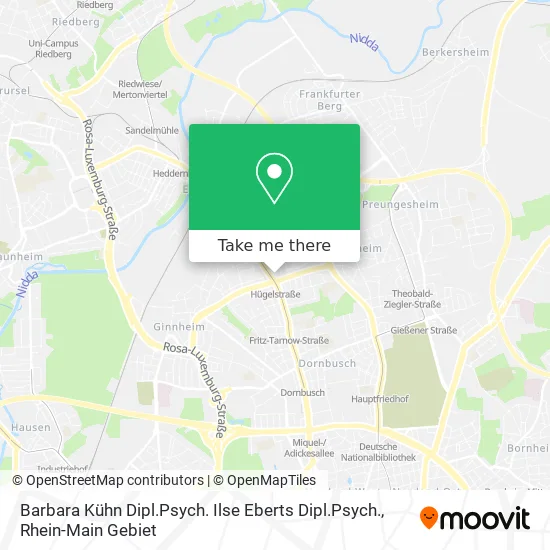 Карта Barbara Kühn Dipl.Psych. Ilse Eberts Dipl.Psych.