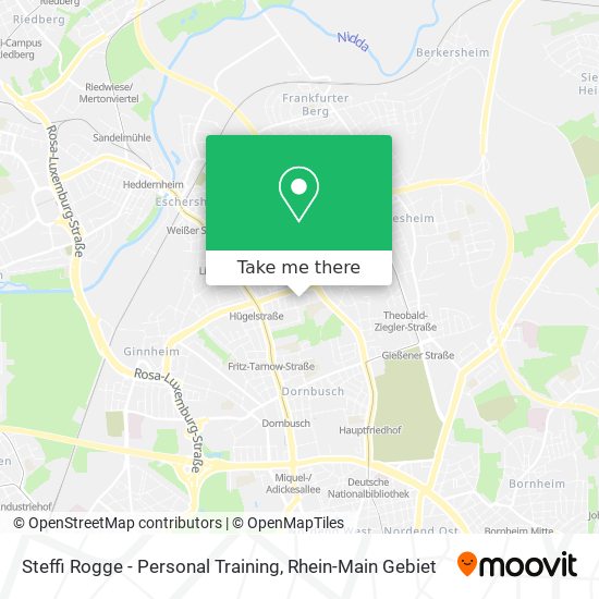 Steffi Rogge - Personal Training map