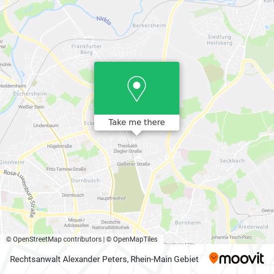 Rechtsanwalt Alexander Peters map