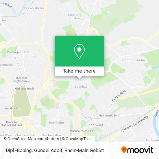 Карта Dipl.-Bauing. Gündel Adolf