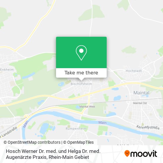 Hosch Werner Dr. med. und Helga Dr. med. Augenärzte Praxis map