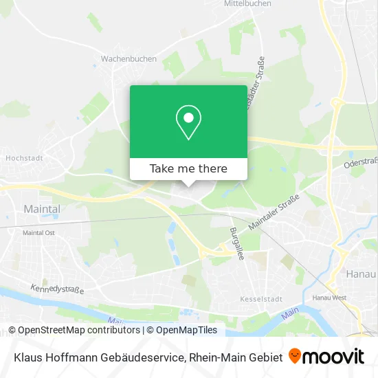 Карта Klaus Hoffmann Gebäudeservice