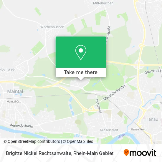 Карта Brigitte Nickel Rechtsanwälte