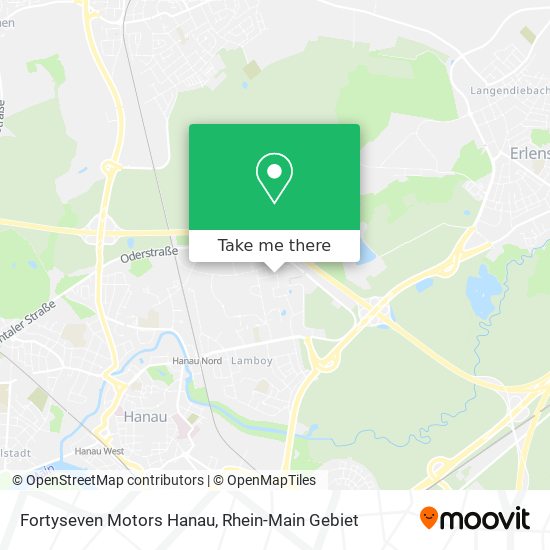 Fortyseven Motors Hanau map