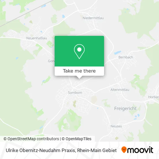 Карта Ulrike Obernitz-Neudahm Praxis