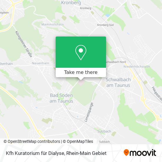 Kfh Kuratorium für Dialyse map