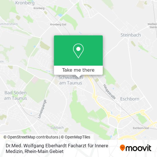 Dr.Med. Wolfgang Eberhardt Facharzt für Innere Medizin map