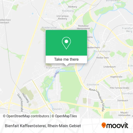 Карта Bienfait Kaffeerösterei