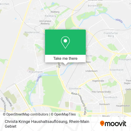 Карта Christa Kringe Haushaltsauflösung