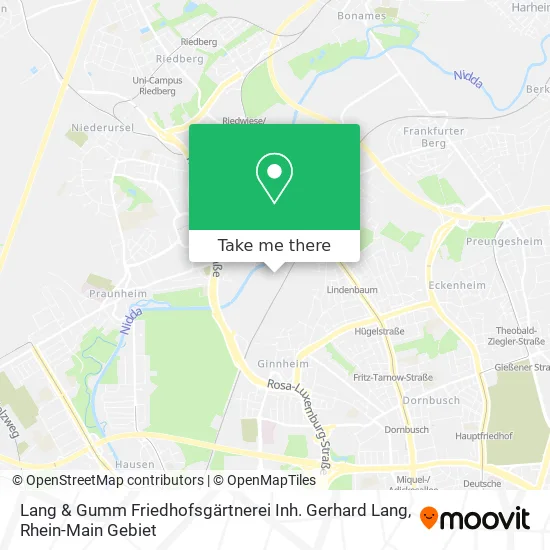 Карта Lang & Gumm Friedhofsgärtnerei Inh. Gerhard Lang