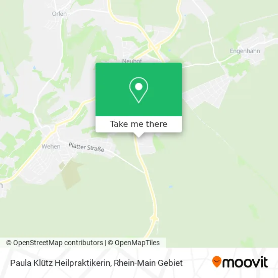 Карта Paula Klütz Heilpraktikerin