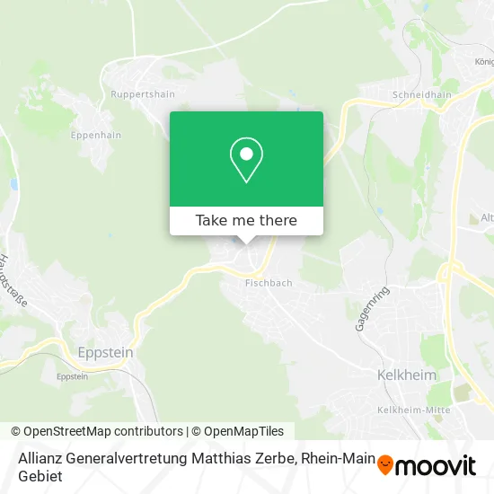 Карта Allianz Generalvertretung Matthias Zerbe