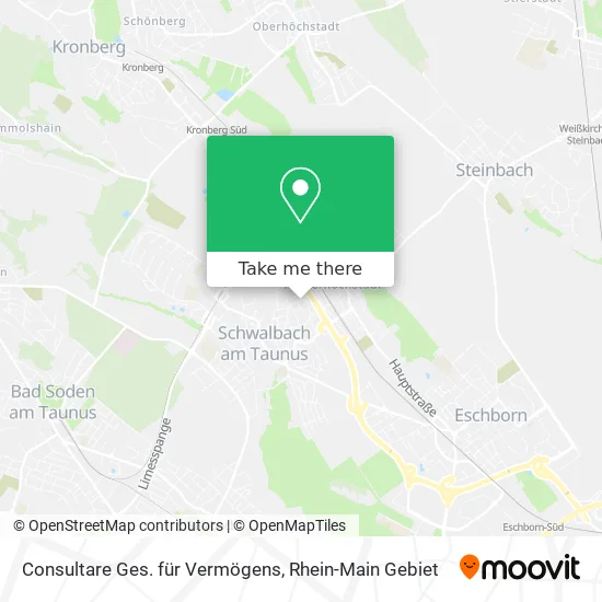 Карта Consultare Ges. für Vermögens