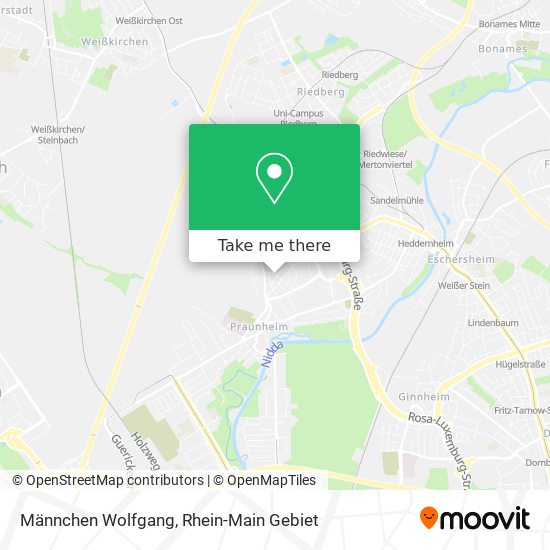 Männchen Wolfgang map