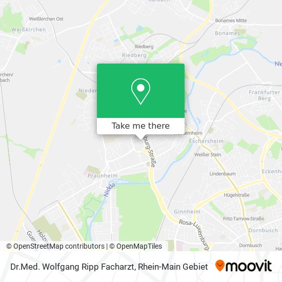 Dr.Med. Wolfgang Ripp Facharzt map