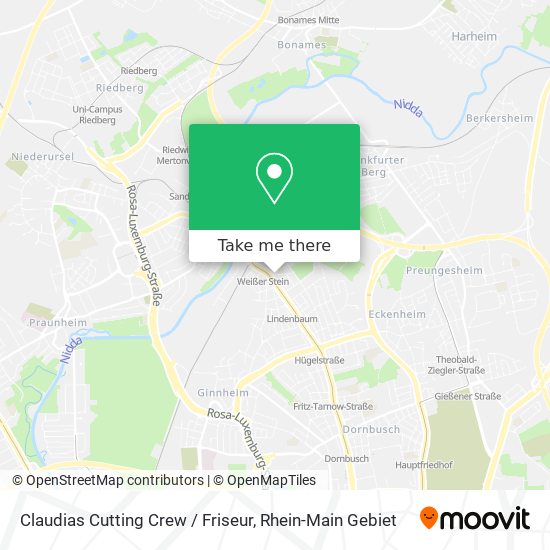 Карта Claudias Cutting Crew / Friseur