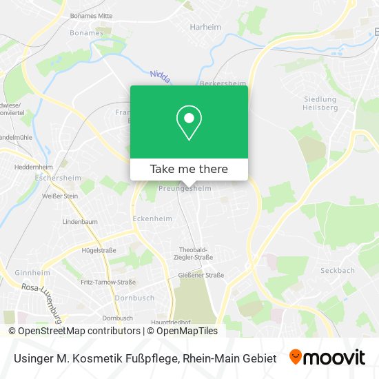 Usinger M. Kosmetik Fußpflege map