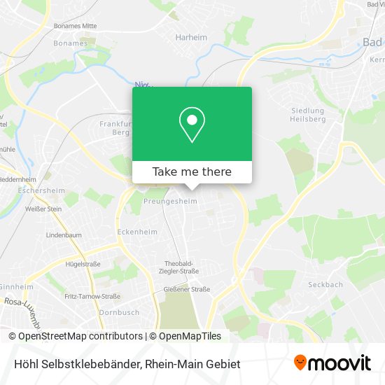 Карта Höhl Selbstklebebänder