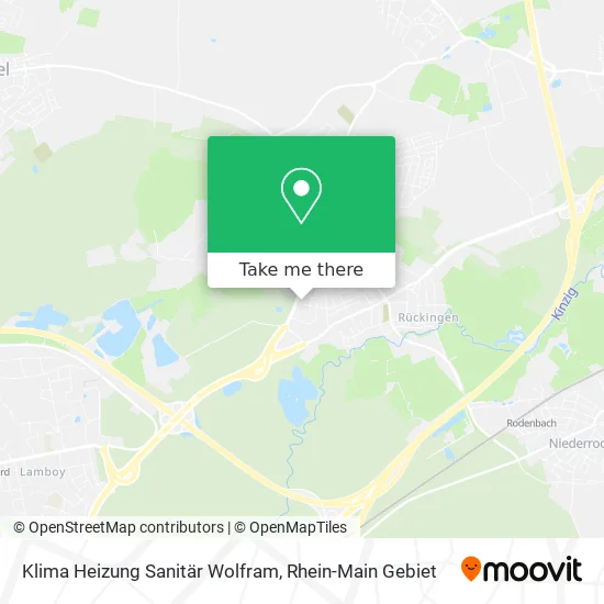 Карта Klima Heizung Sanitär Wolfram