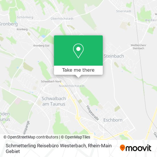 Schmetterling Reisebüro Westerbach map