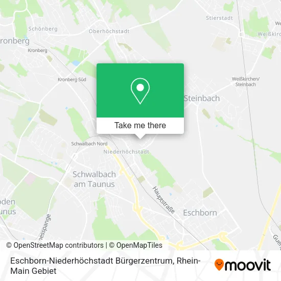 Карта Eschborn-Niederhöchstadt Bürgerzentrum