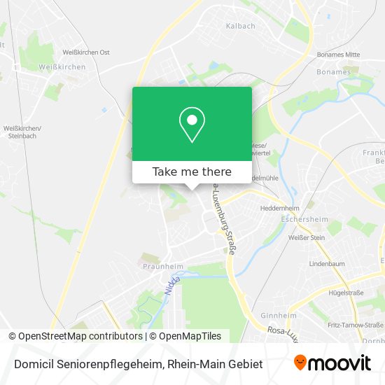 Domicil Seniorenpflegeheim map