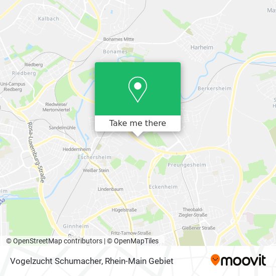 Vogelzucht Schumacher map