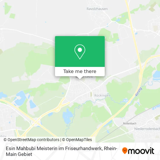 Карта Esin Mahbubi Meisterin im Friseurhandwerk