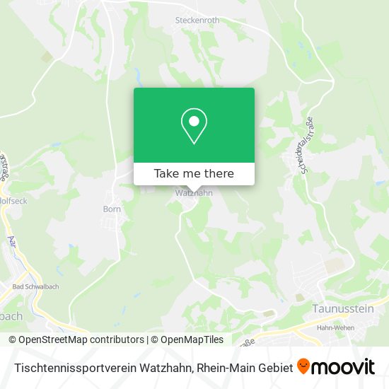 Tischtennissportverein Watzhahn map