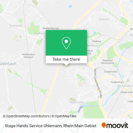 Stage Hands Service Uhlemann map