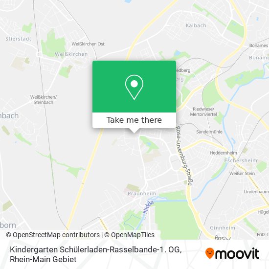 Kindergarten Schülerladen-Rasselbande-1. OG map