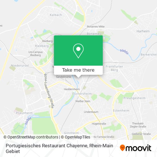 Portugiesisches Restaurant Chayenne map