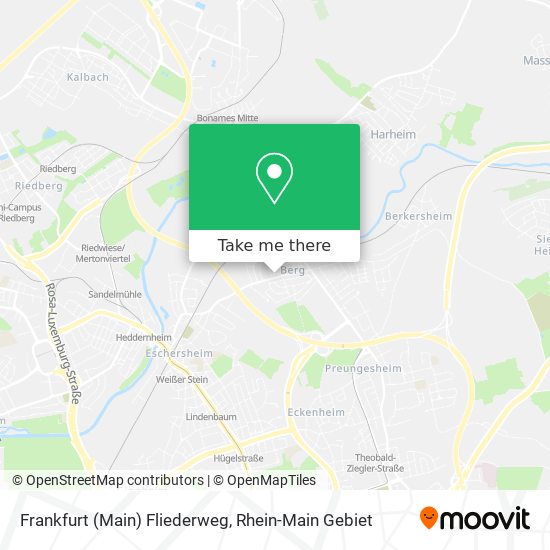 Frankfurt (Main) Fliederweg map